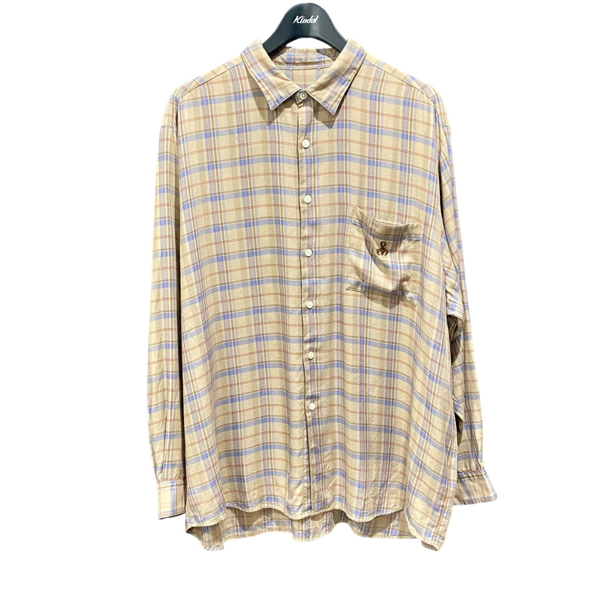 SCORPION BAGGY REGULAR COLLAR SHIRTチェックシャツSOPH-212044