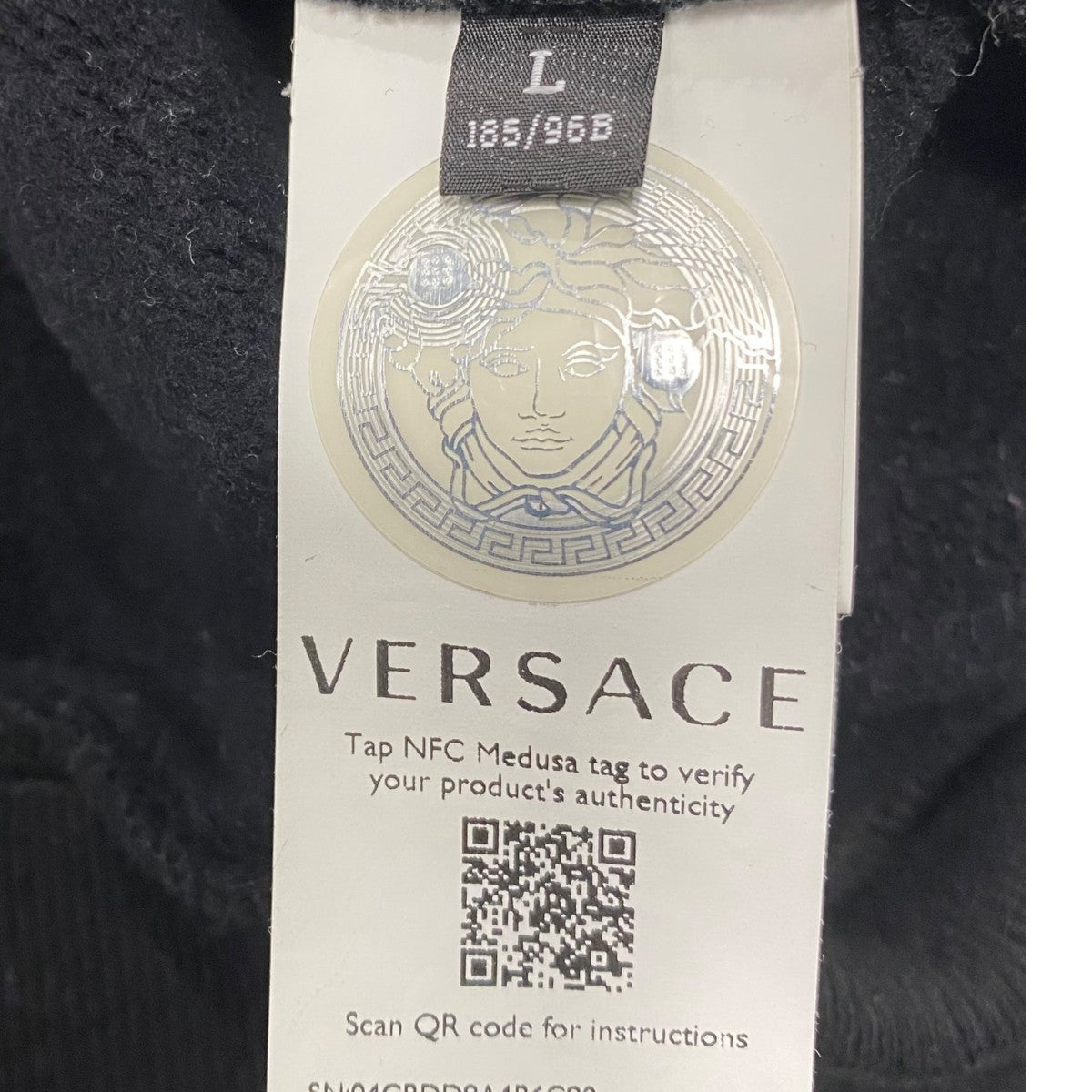 VERSACE Medusa Box Logo Popover Hoody1002470 1A01897 古着・中古-5枚目のアイテム画像