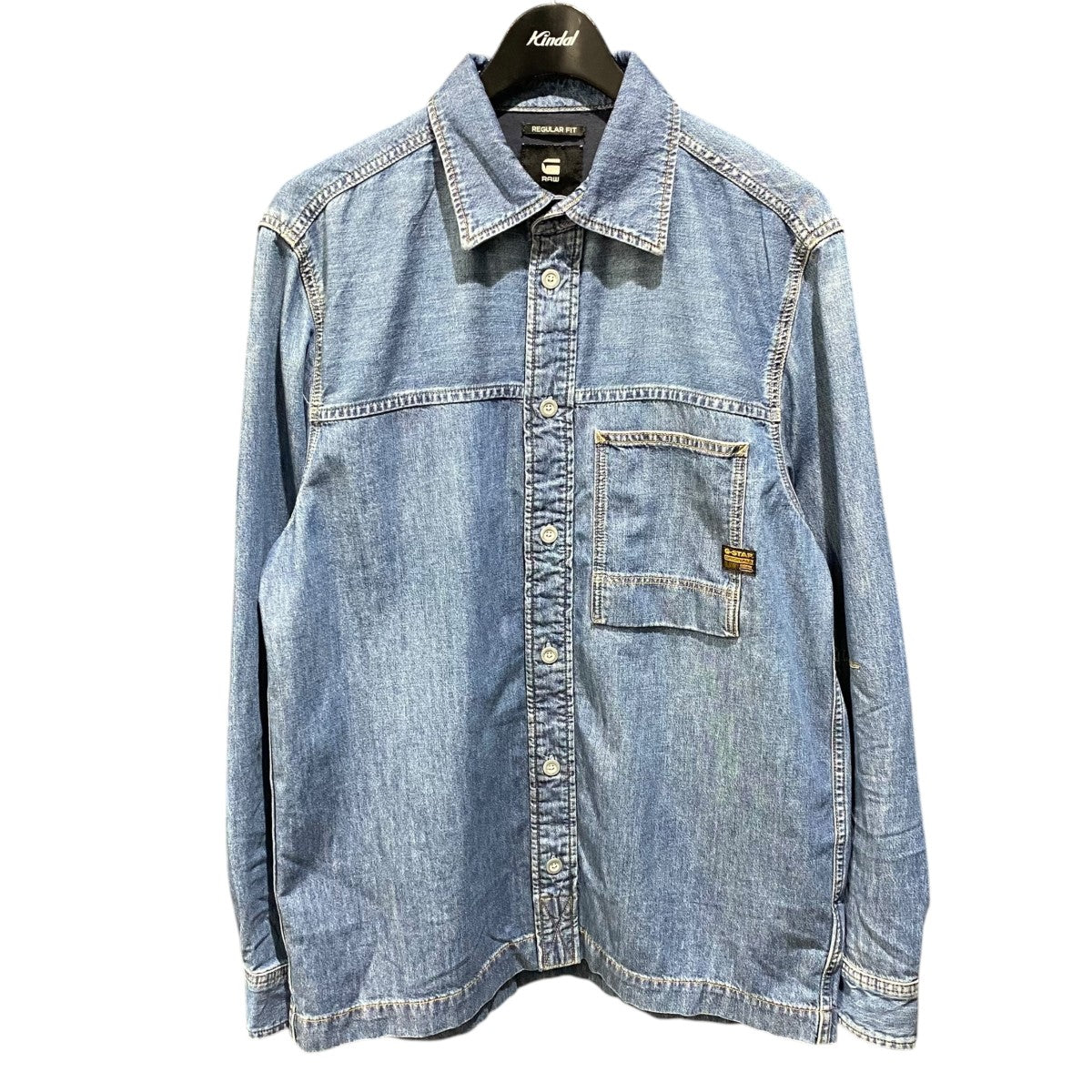 1-Pocket Regular Denim ShirtD24764-D539-G337