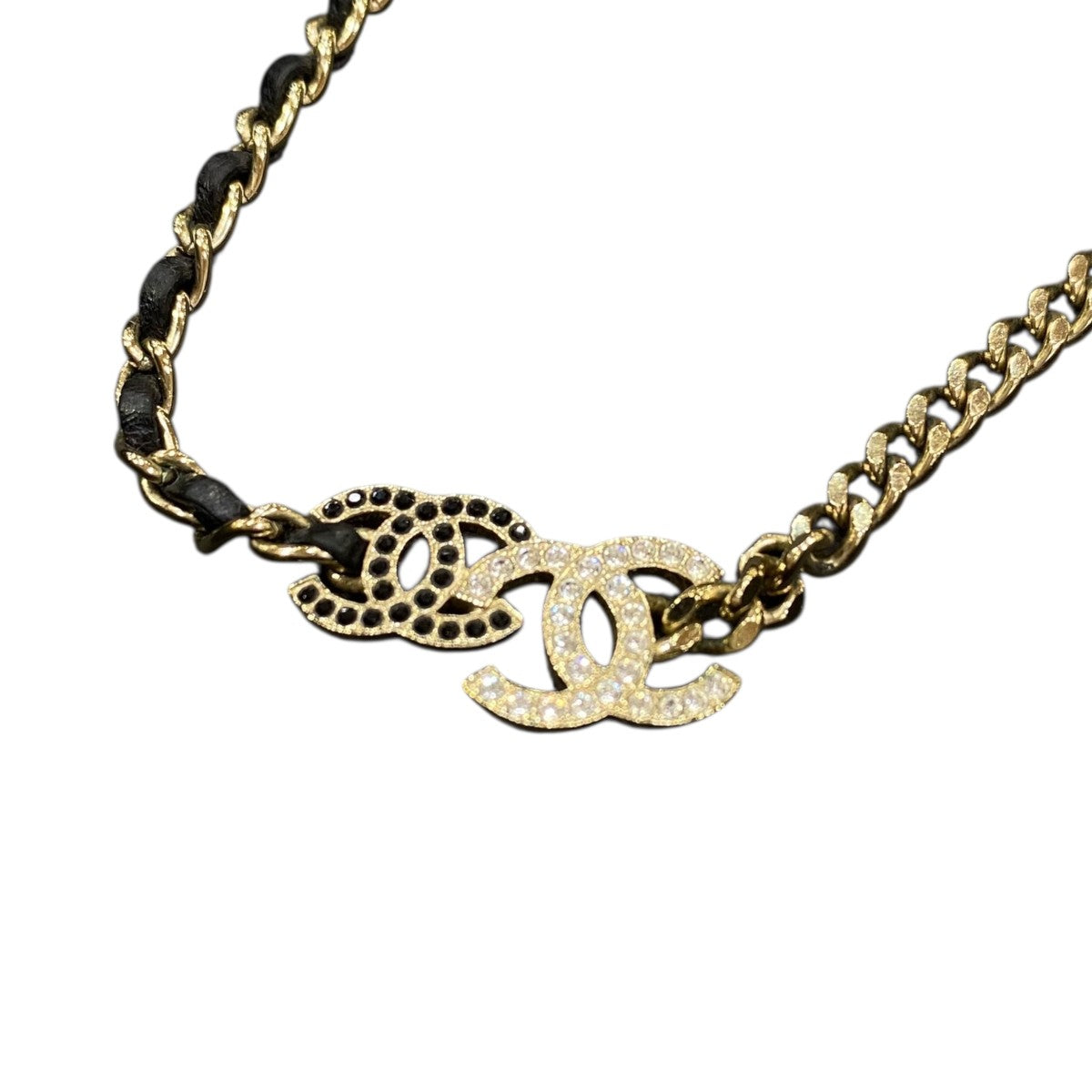 CHANEL(シャネル) ココマーク ネックレス レザーチェーンネックレス25B