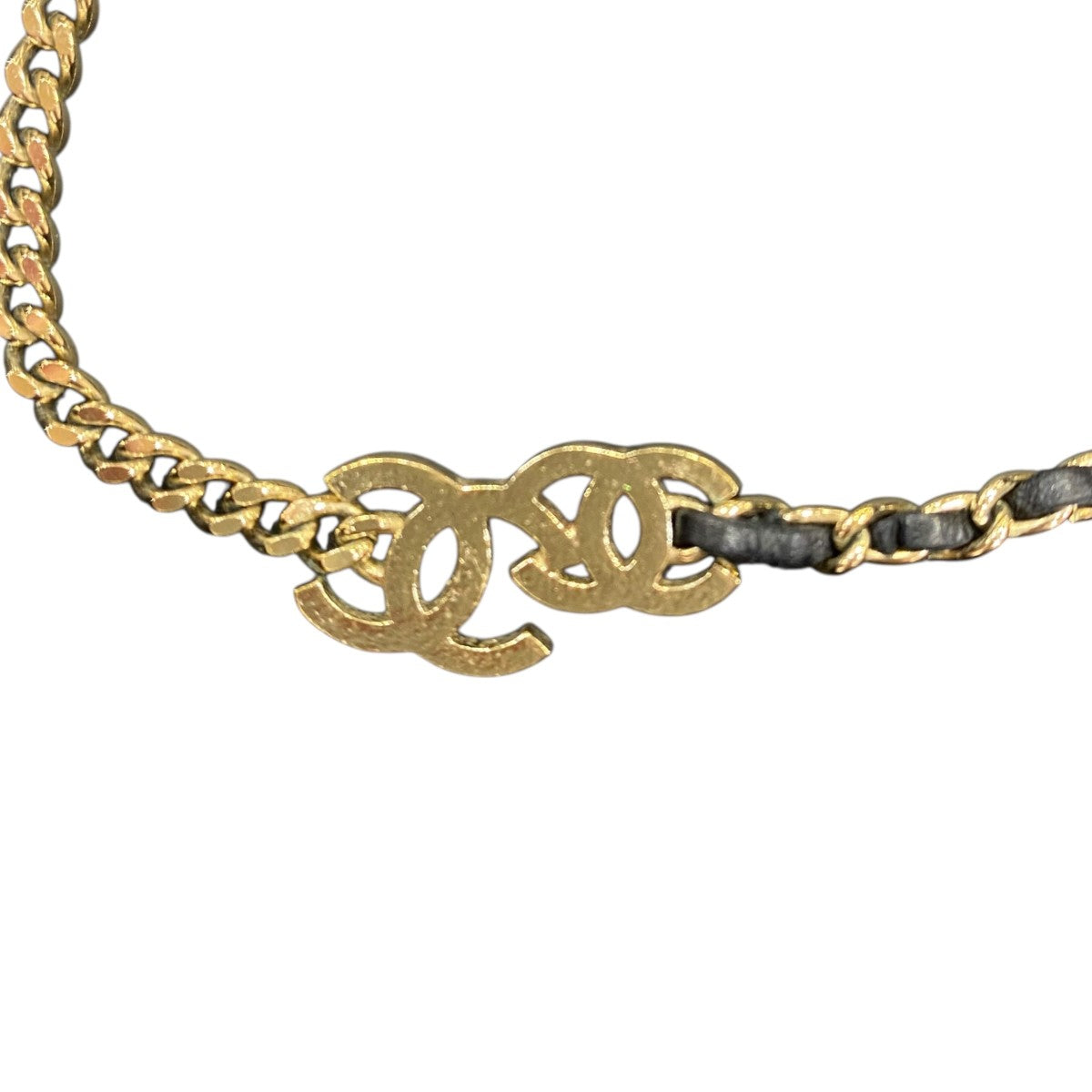 CHANEL(シャネル) ココマーク ネックレス レザーチェーンネックレス25B