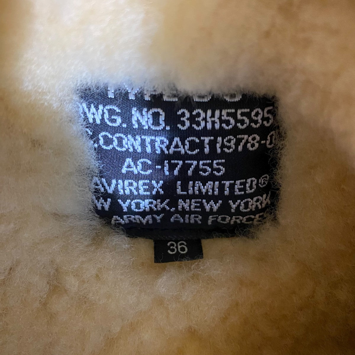 ムートンジャケット6151094 B-3 YANKEE GAL