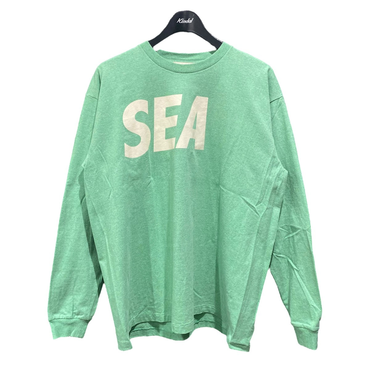 WIND AND SEA(ウィンダンシー) 梅田阪急限定長袖Tシャツ グリーン