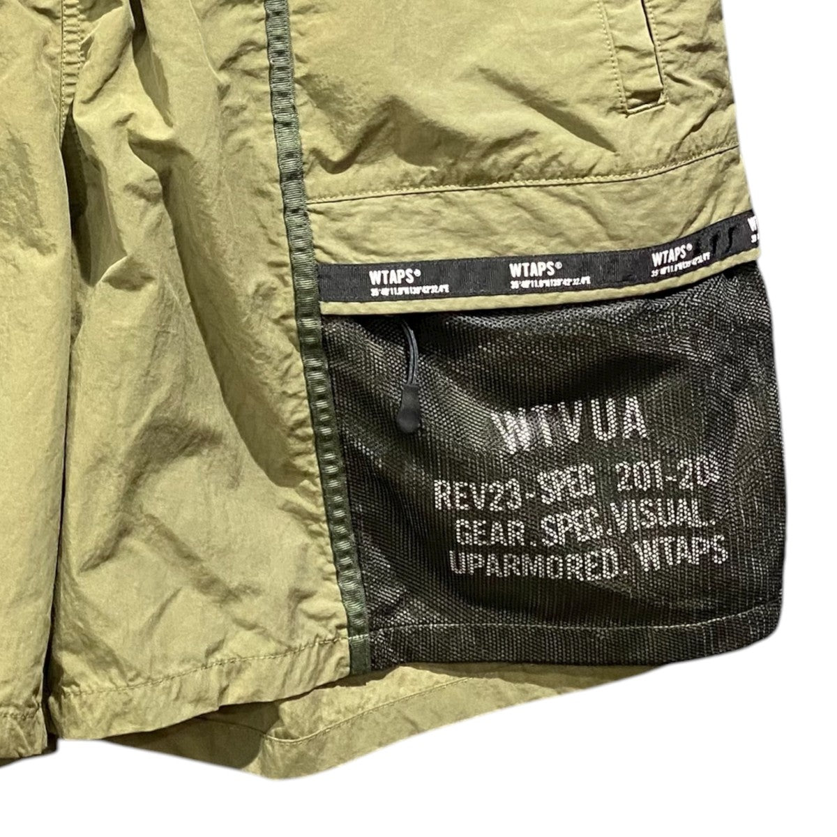 WTAPS TRACKS SHORTS NYLON TUSSAHハーフパンツ221BRDT-PTM07 古着・中古-4枚目のアイテム画像