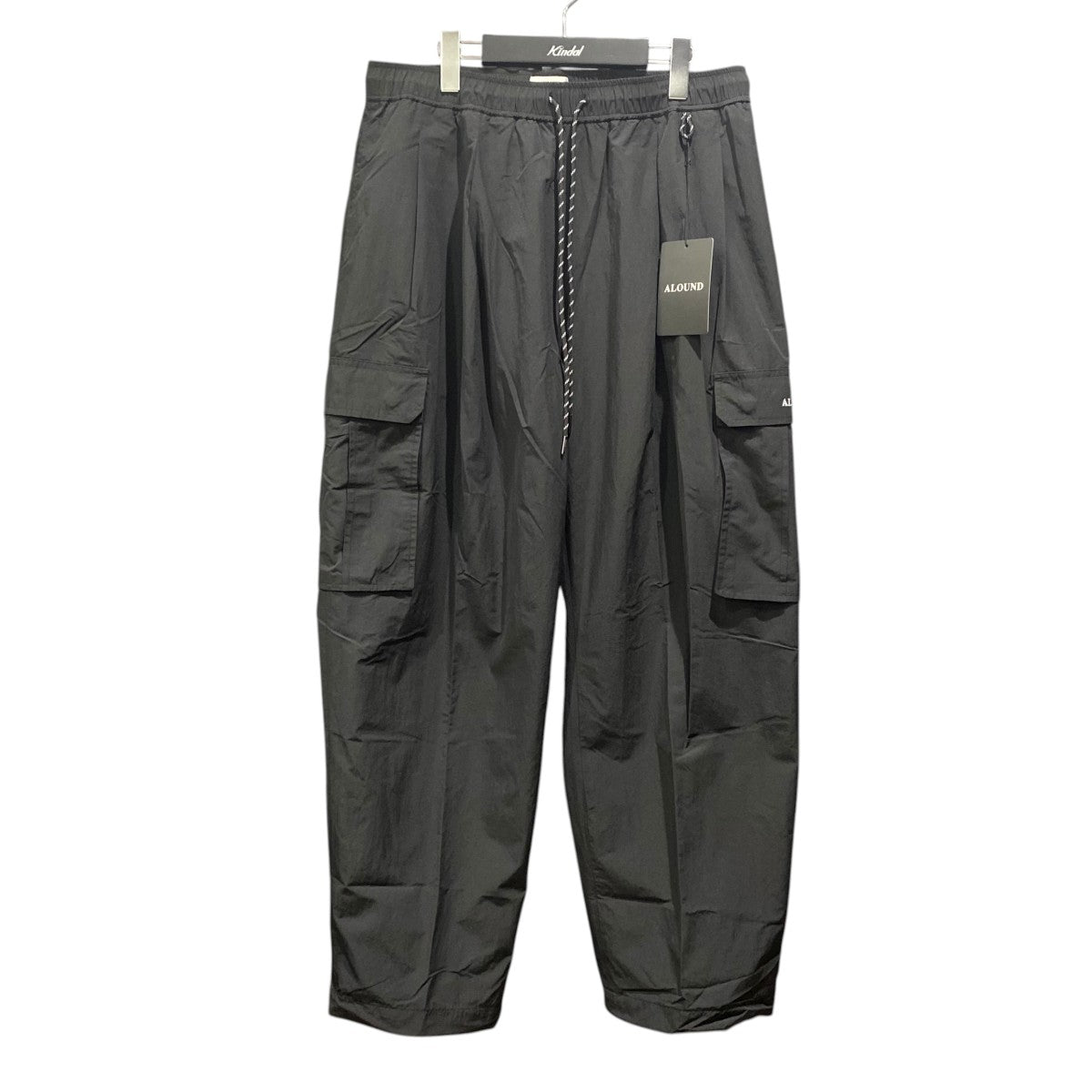 ALOUND 2TUCK NYLON CARGO PANTSALPT24AW-08BK ALPT24AW-08BK ブラック