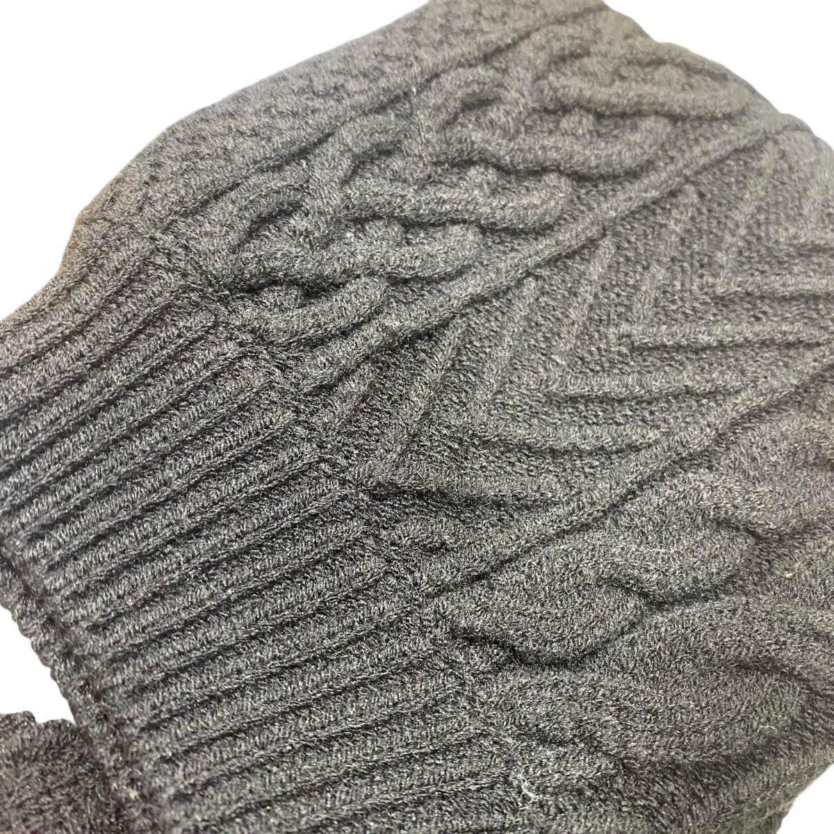 フラワーモチーフ ニットワンピース