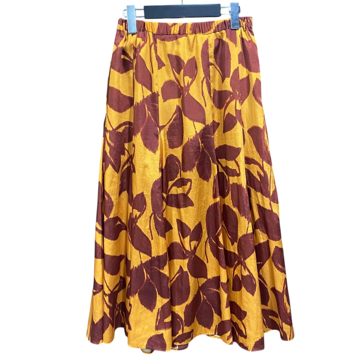 DEVEAUXジオメトリックフラワーイージースカートGGC-35200-B