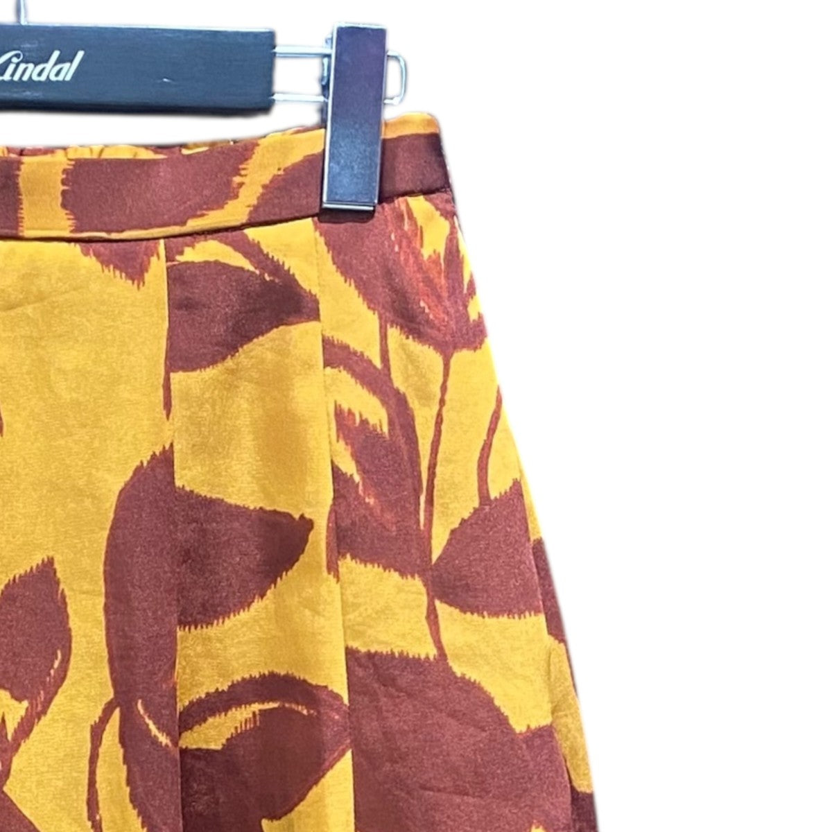 DEVEAUXジオメトリックフラワーイージースカートGGC-35200-B