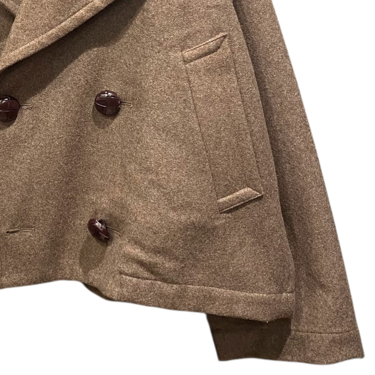 CROPPED PEA COAT