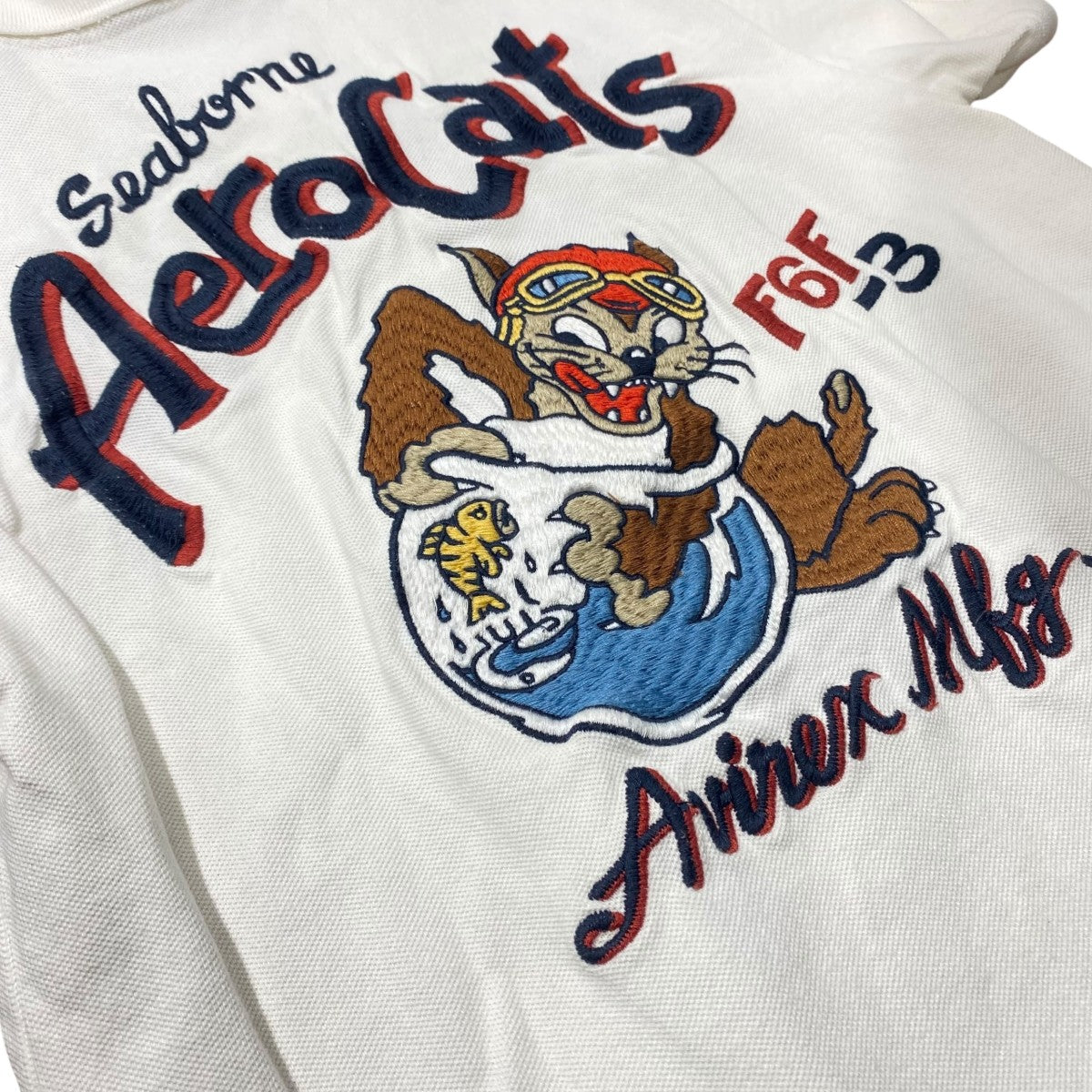 AVIREX S／S POLO SHIRT AERO CATS6163346 古着・中古-7枚目のアイテム画像