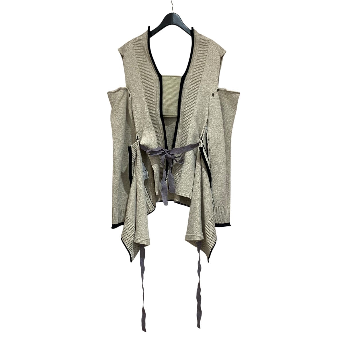 ニットカーディガン22A81003 analyzed vest+arm