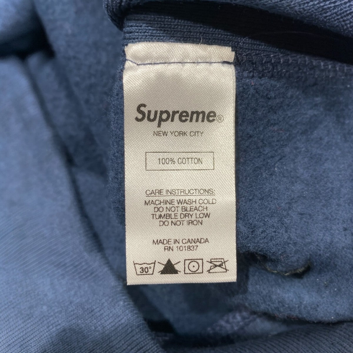 Supreme(シュプリーム) Bandana Box Logo Hooded Sweatshirt ネイビー