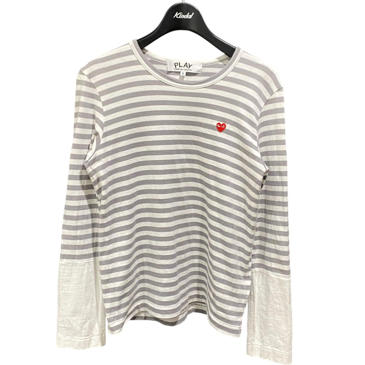 PLAY COMME des GARCONS(プレイコムデギャルソン) ハートロゴボーダー