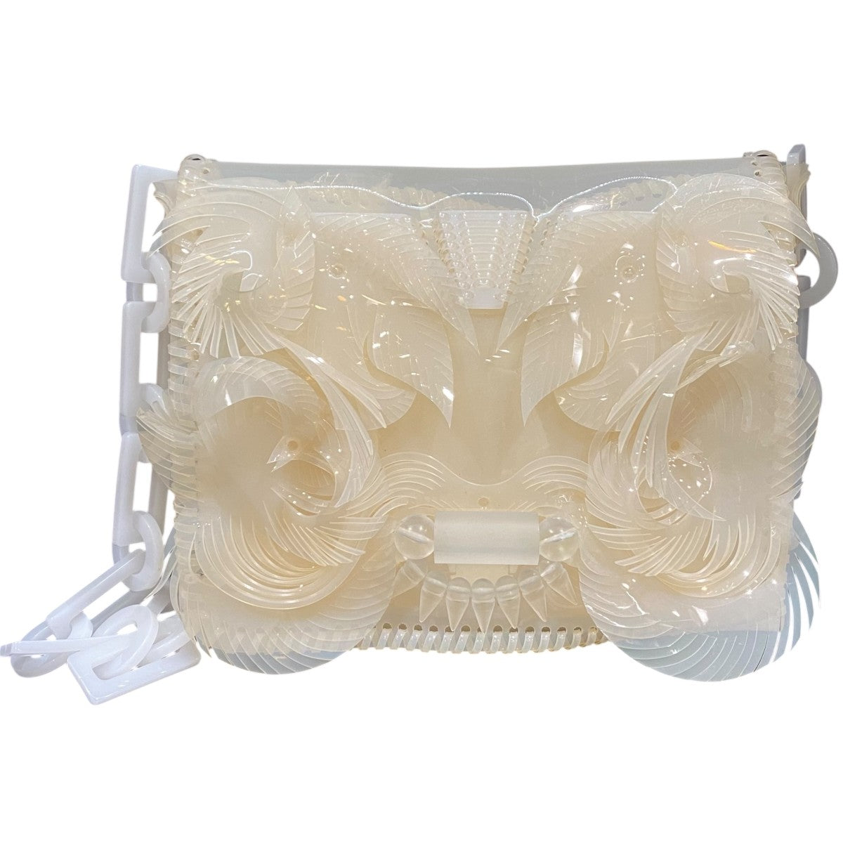 Transparent Sculptural Mini Chain BagMM-AC095
