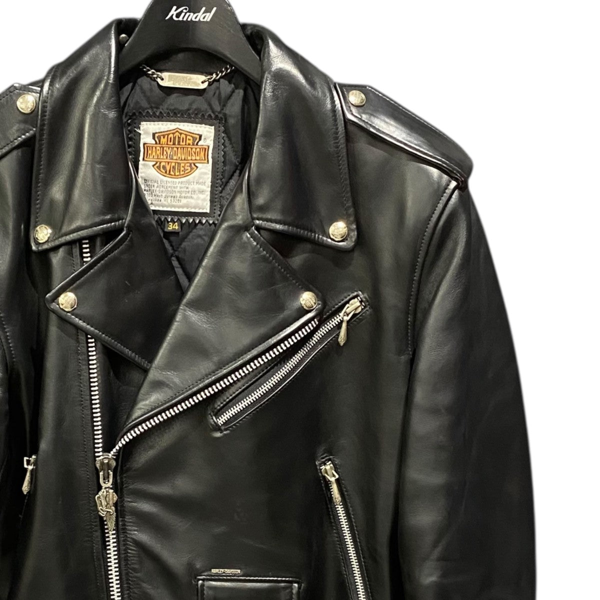 HARLEY-DAVIDSON(ハーレーダビットソン) エンボス加工イーグルロゴ付