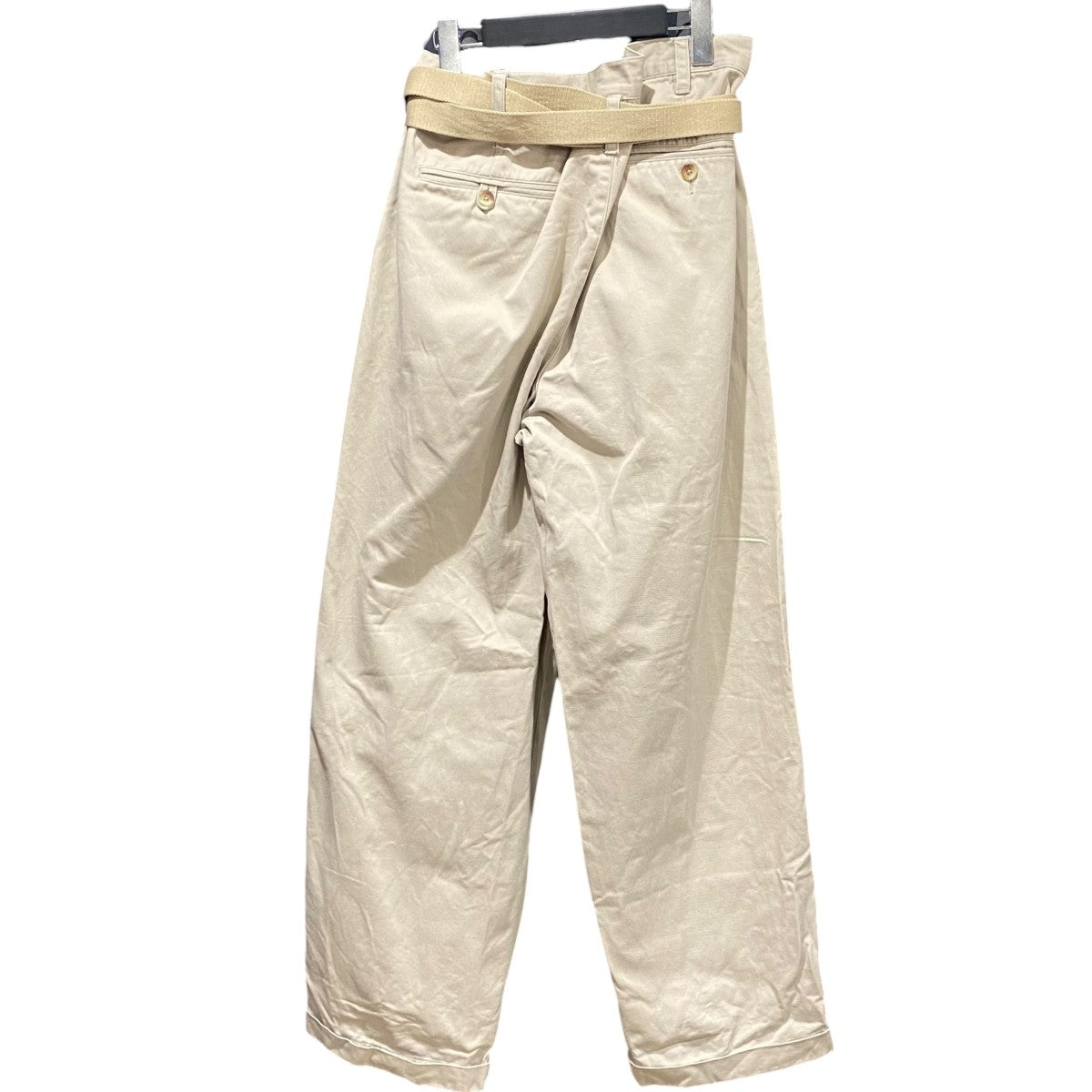 MAISON EUREKA(メゾンエウレカ) 070 VINTAGE REWORK CHINOS ベージュ