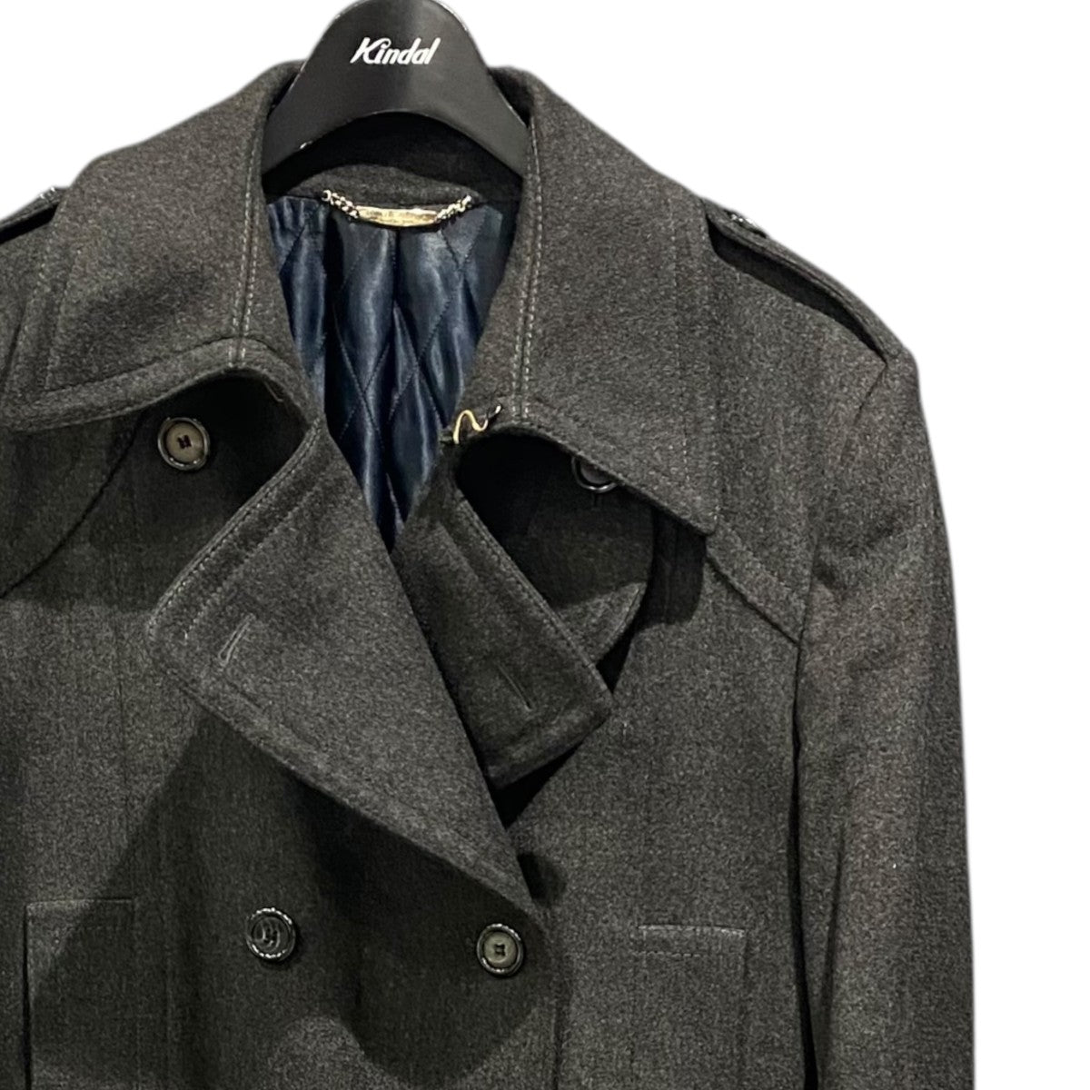 カシミヤ混ダブルコートG0099T