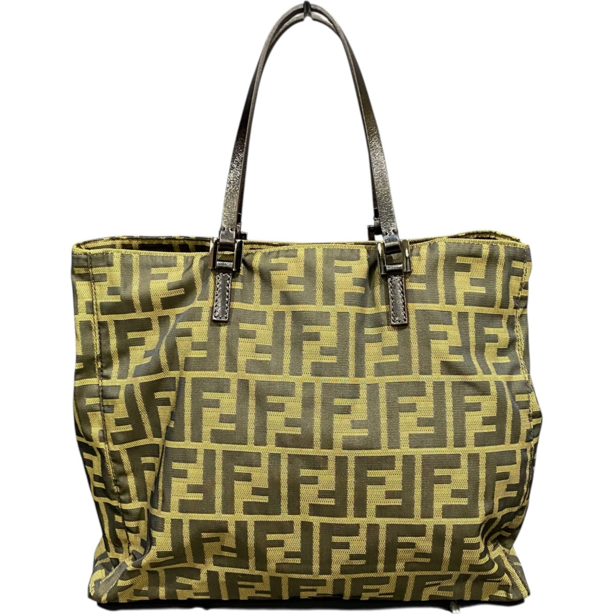 FENDI(フェンディ) ズッカ柄ハンドバッグ 211 88BH019 023 ブラウン