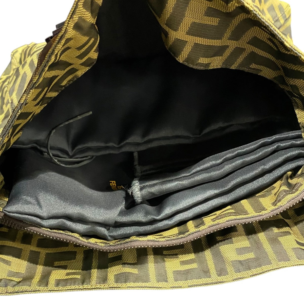 FENDI(フェンディ) ズッカ柄ハンドバッグ 211 88BH019 023 ブラウン