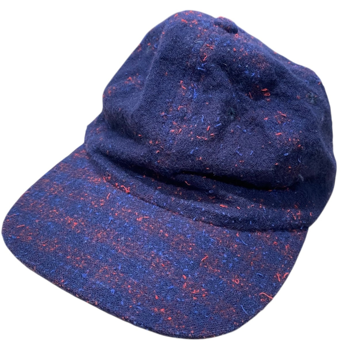 チェック柄ウールキャップ18202-ESTW