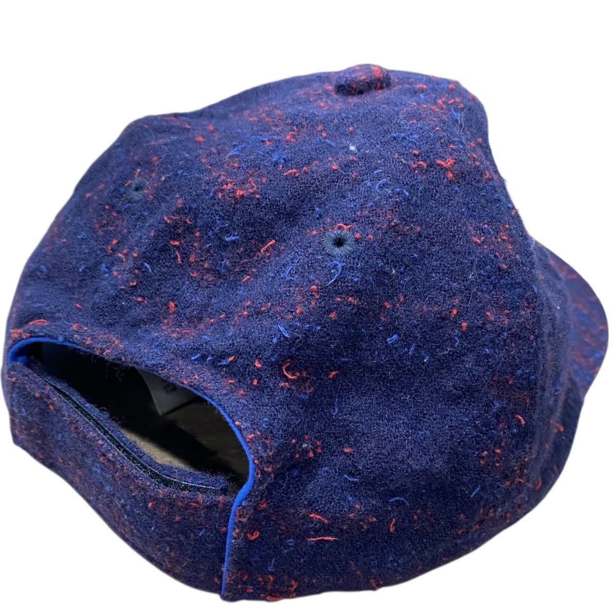 チェック柄ウールキャップ18202-ESTW