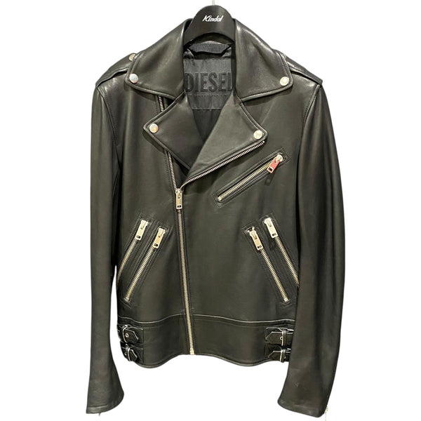 DIESEL(ディーゼル) レザージャケット ブラック サイズ M｜【公式
