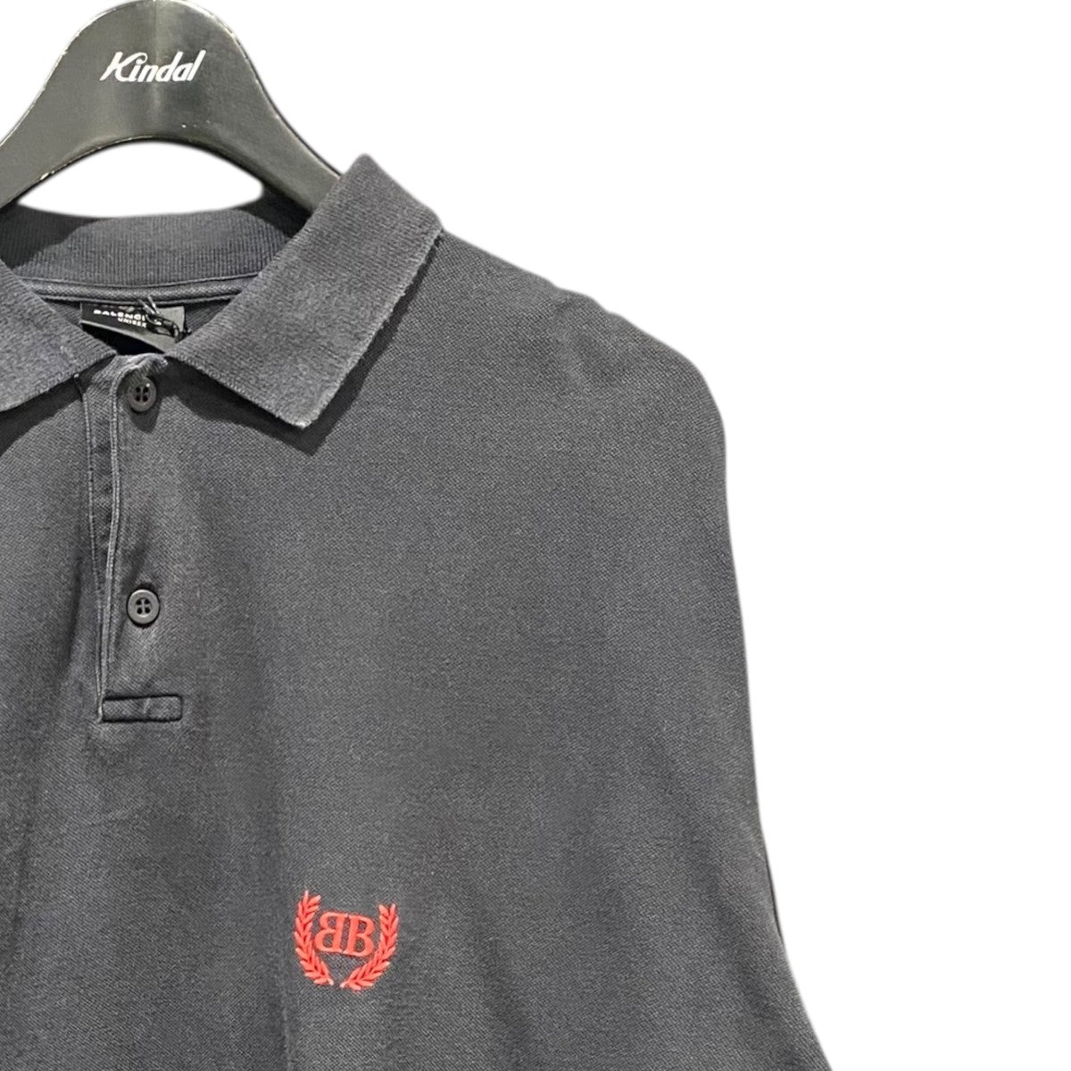 BALENCIAGA 25SSLaurel Destroyed Polo Shirt828529 古着・中古-3枚目のアイテム画像