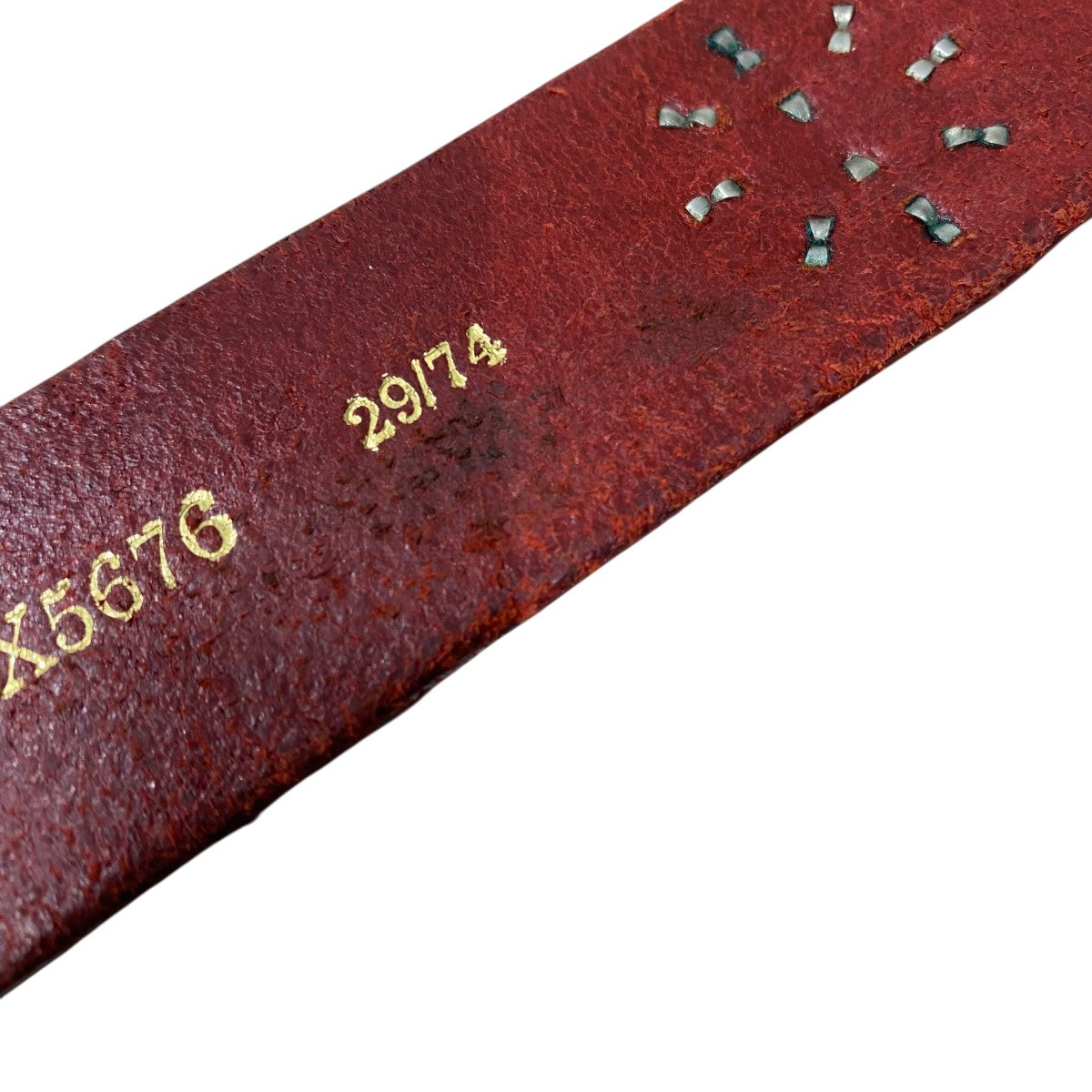 AVIREX スタッズ装飾デザインベルト191146 古着・中古-9枚目のアイテム画像