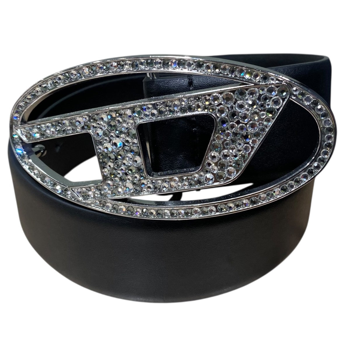 クリスタルロゴプレート付ベルトX09611