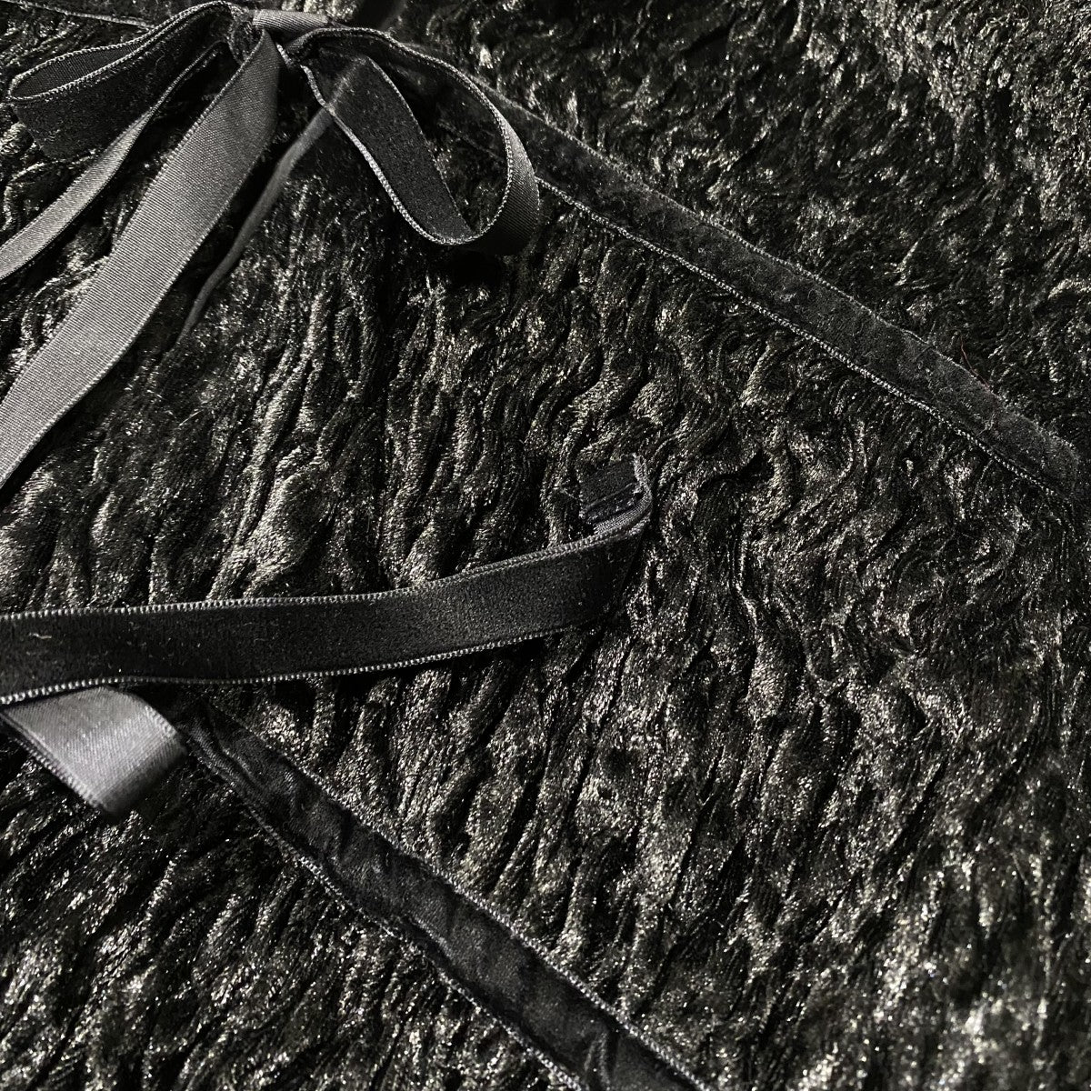 MAISON SPECIAL Shirring Velor Ribbon Blouse21242315805 古着・中古-5枚目のアイテム画像