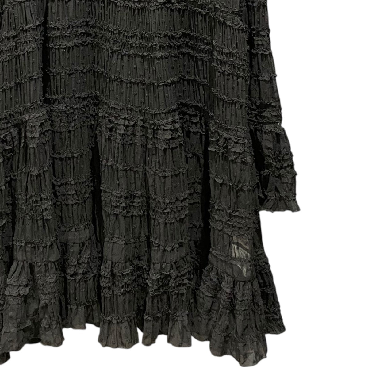 COCODEAL 25SSペチコート付ドットジャガードフリルワンピース75215284 古着・中古-4枚目のアイテム画像