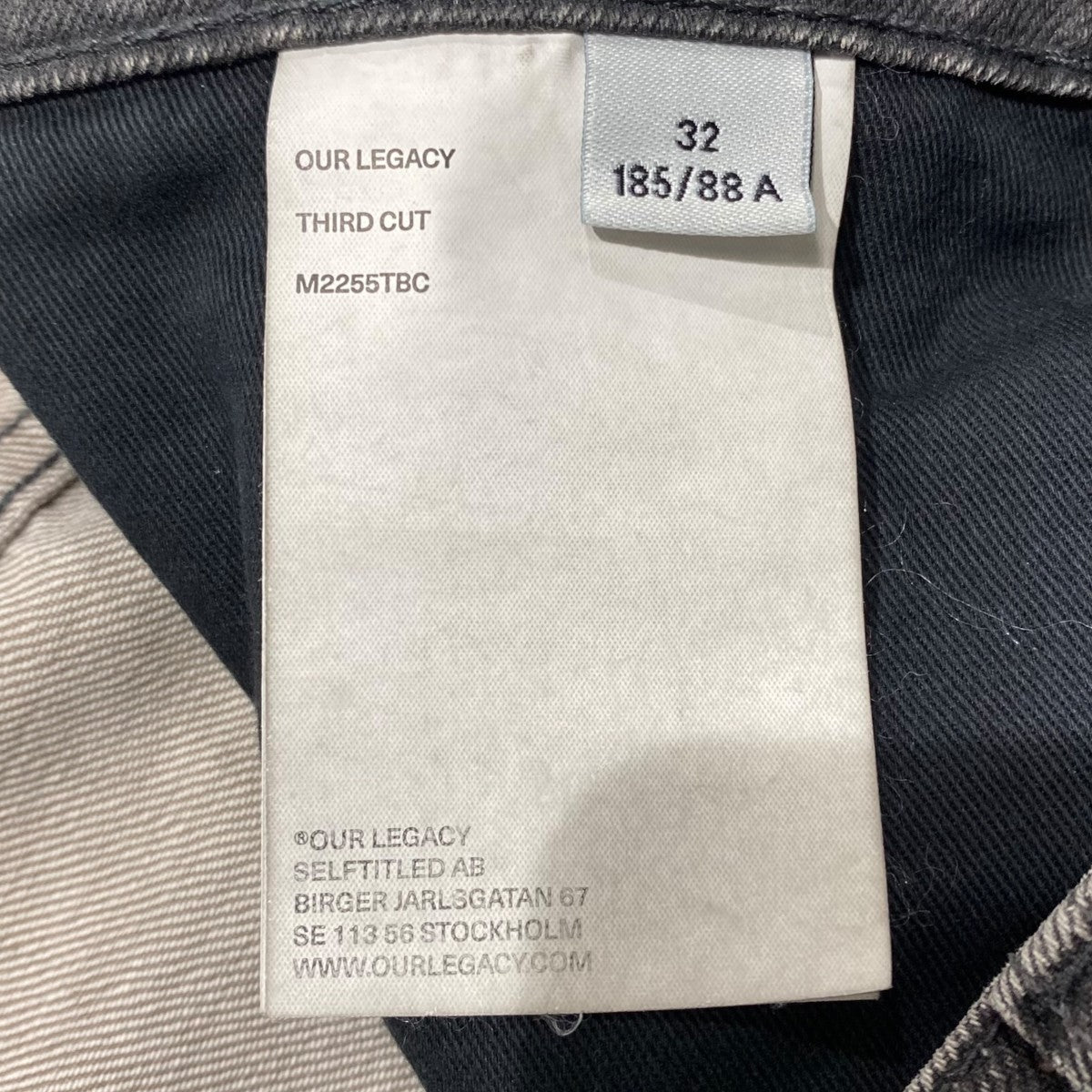 THRD CUT デニムパンツM2255TBC