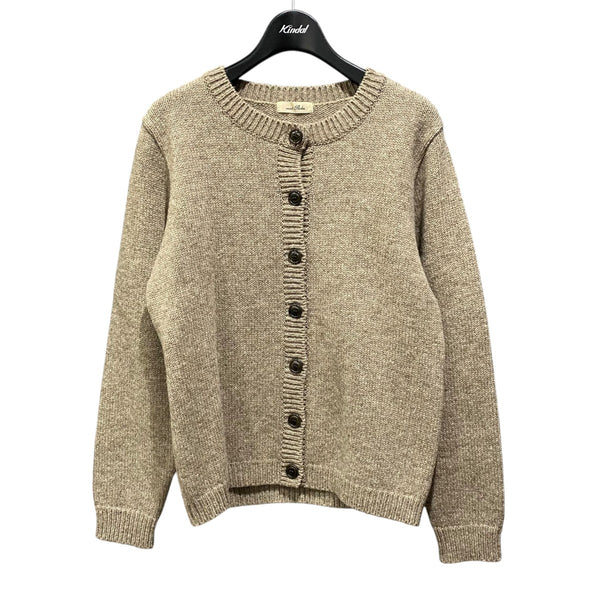 nest Robe ニュージーランドウールワッフルニットカーディガン ベージュ nest Robe ニュージーランドウールワッフルニットカーディガン日本製