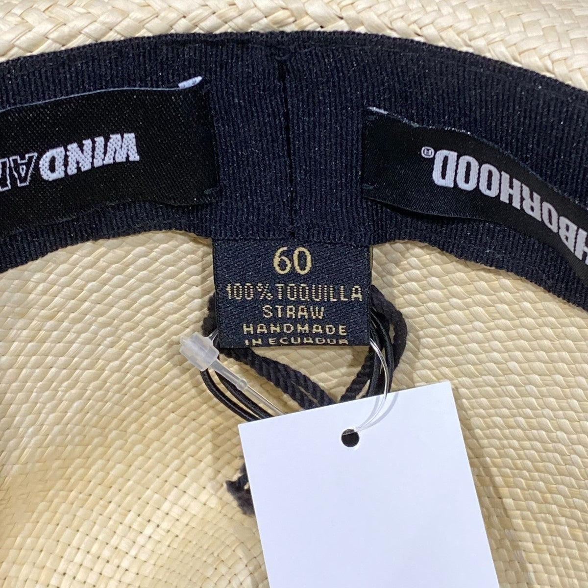 NEIGHBORHOOD×WIND AND SEA ストローハット221FRWSN-HT02S 古着・中古-4枚目のアイテム画像
