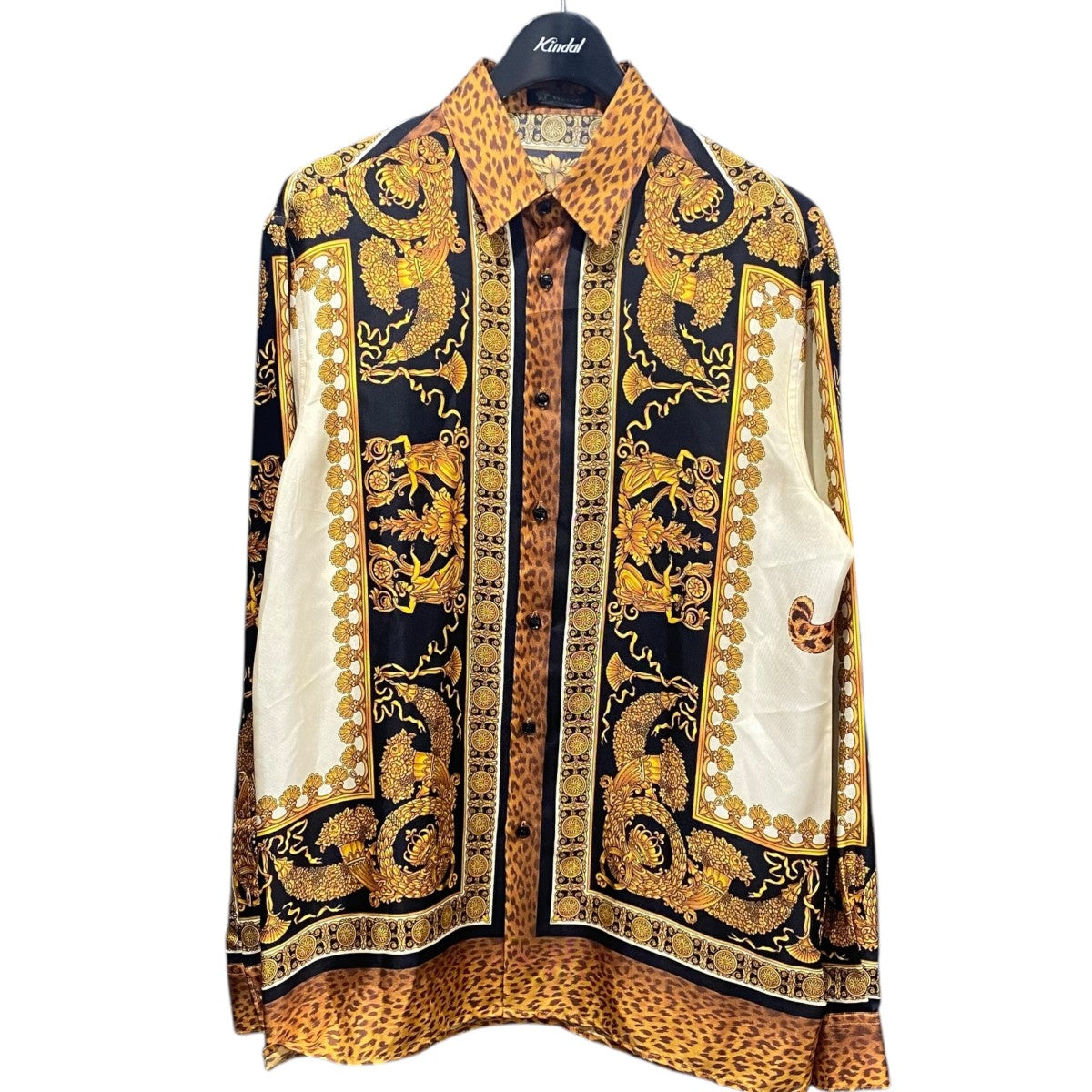 VERSACE バロック柄シルクシャツA75980S A232947 古着・中古-1枚目のアイテム画像