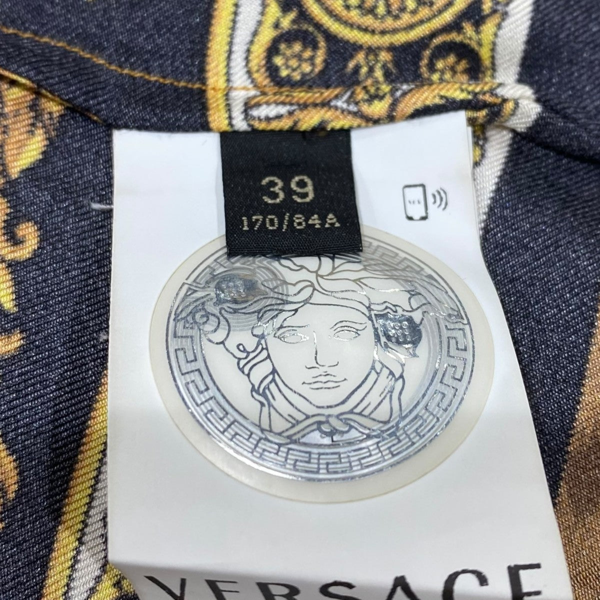 VERSACE バロック柄シルクシャツA75980S A232947 古着・中古-5枚目のアイテム画像