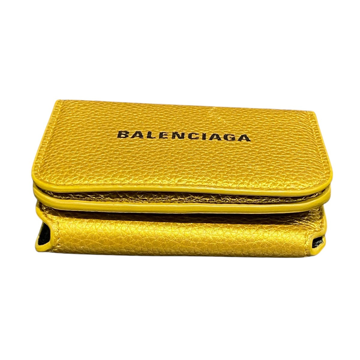 バレンシアガ　三つ折り財布　ボタニカル柄　総柄　イエロー　新品未使用品 バレンシアガ BALENCIAGA BALENCIAGA バレンシアガ 3つ折り財布 655622