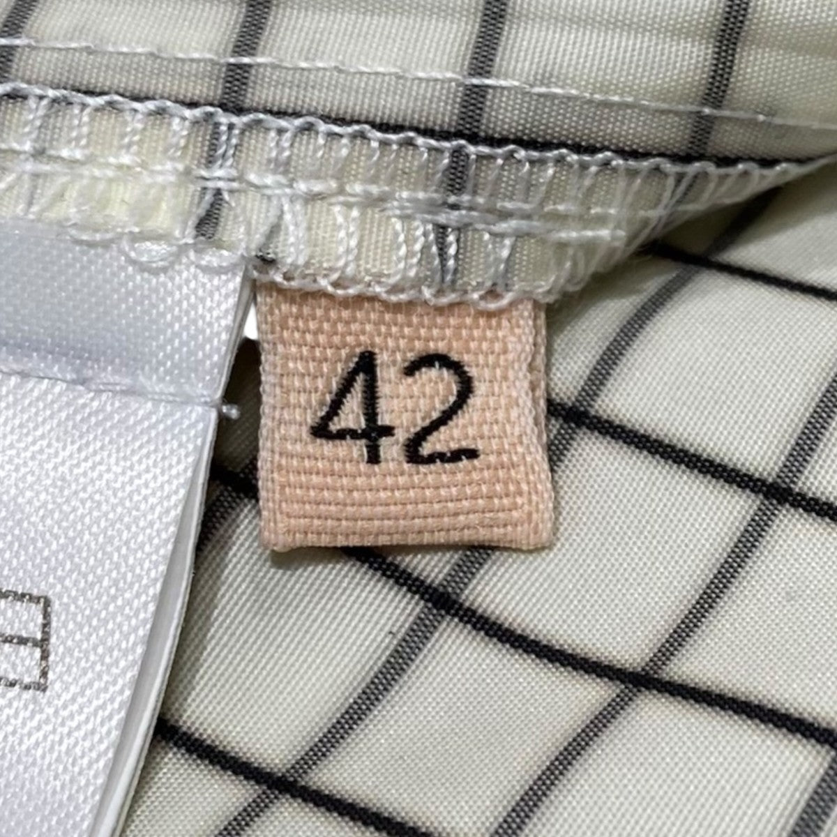 Plan C ノートブックチェックタフタプリーツミディスカートGOCAD30E0Z 古着・中古-5枚目のアイテム画像