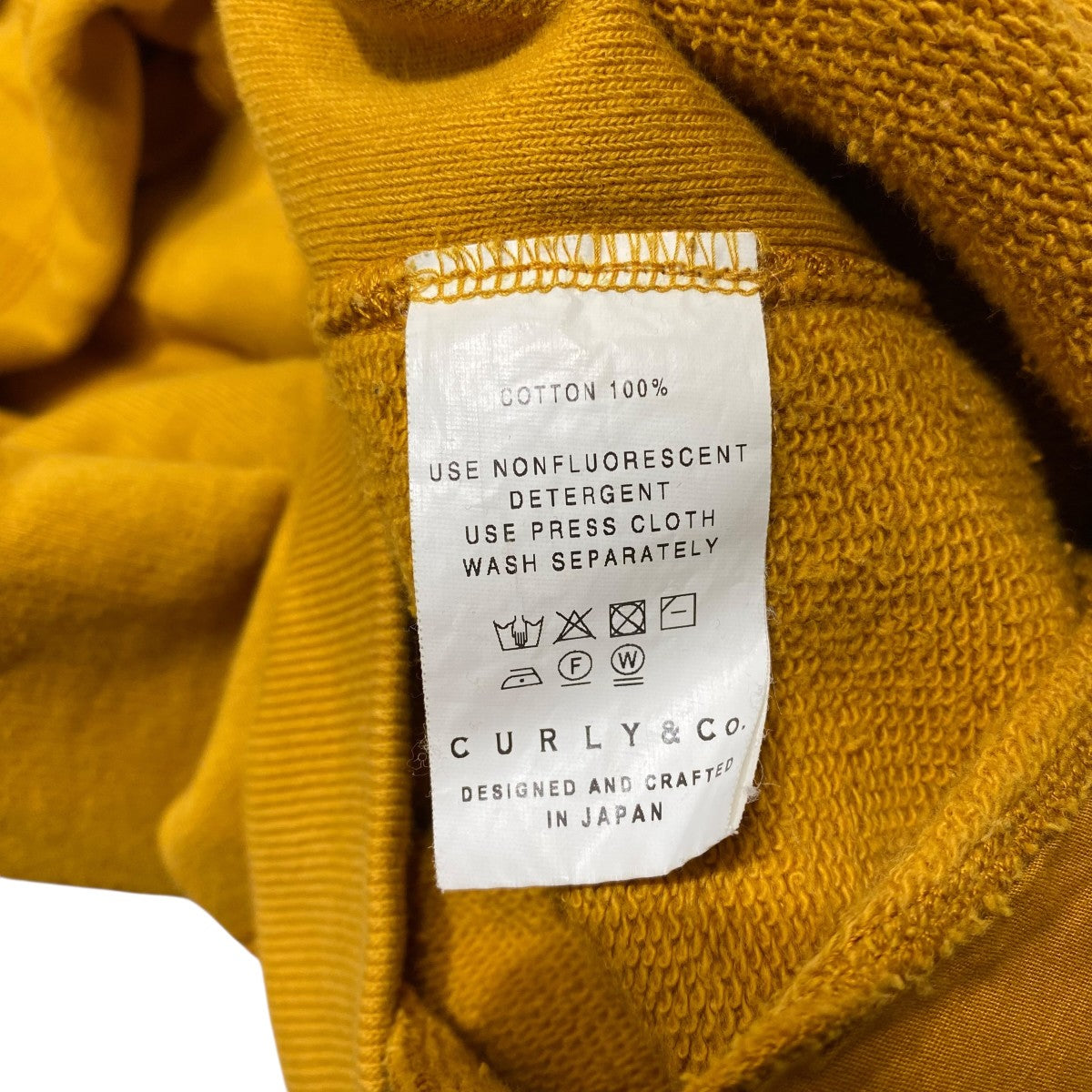 CURLY＆Co． ハーフジップスウェットSHANKAR HALF ZIP 古着・中古-5枚目のアイテム画像