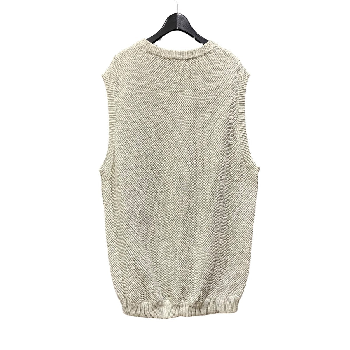 crepuscule(クレプスキュール) ニットベスト1901-007 moss stitch vest