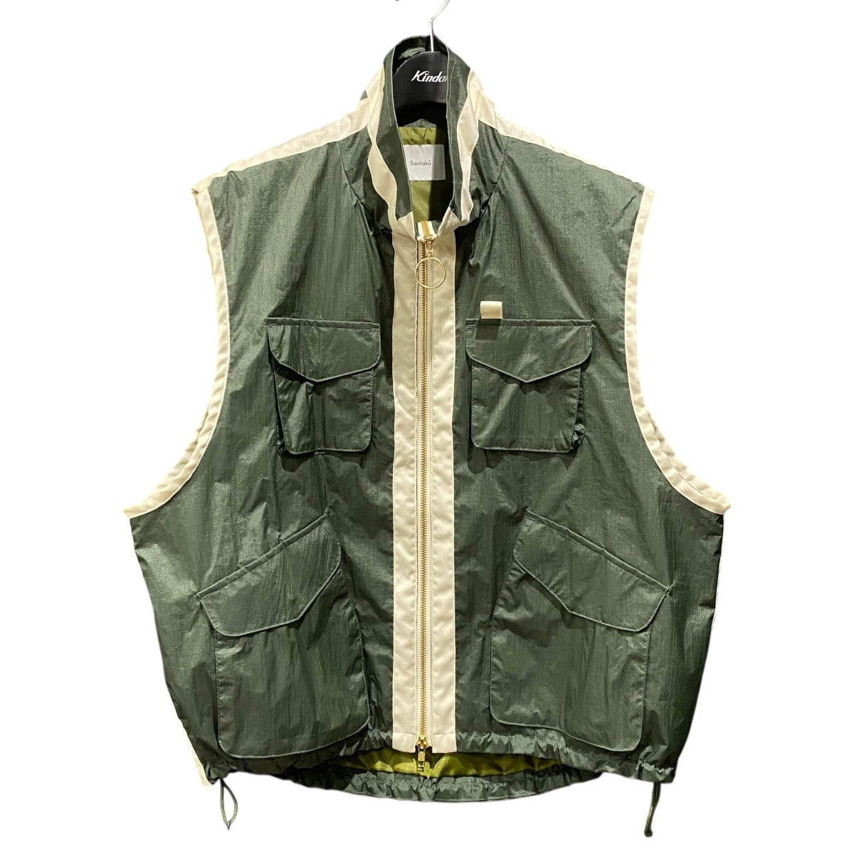 santaku SNT-VE001 lipstop washer nylon vest 古着・中古-1枚目のアイテム画像