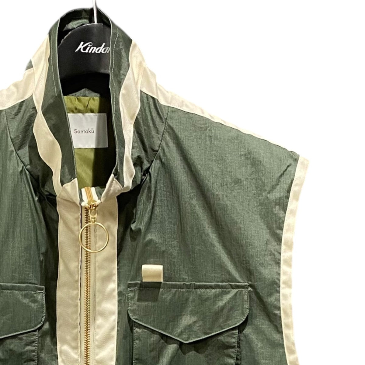 santaku SNT-VE001 lipstop washer nylon vest 古着・中古-3枚目のアイテム画像