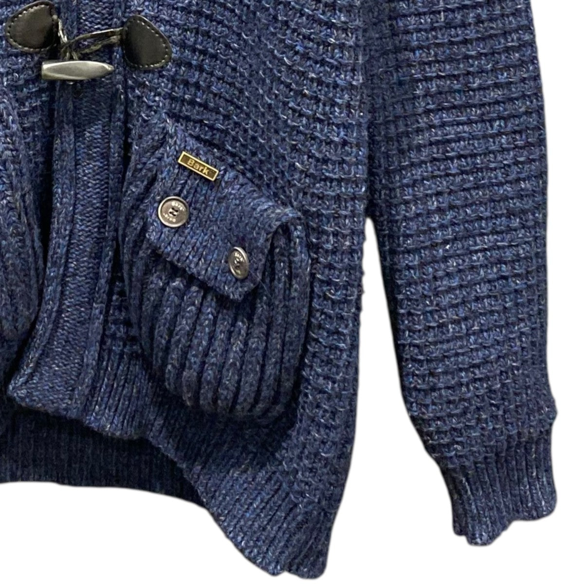 BARK ダッフルコート 古着・中古-4枚目のアイテム画像