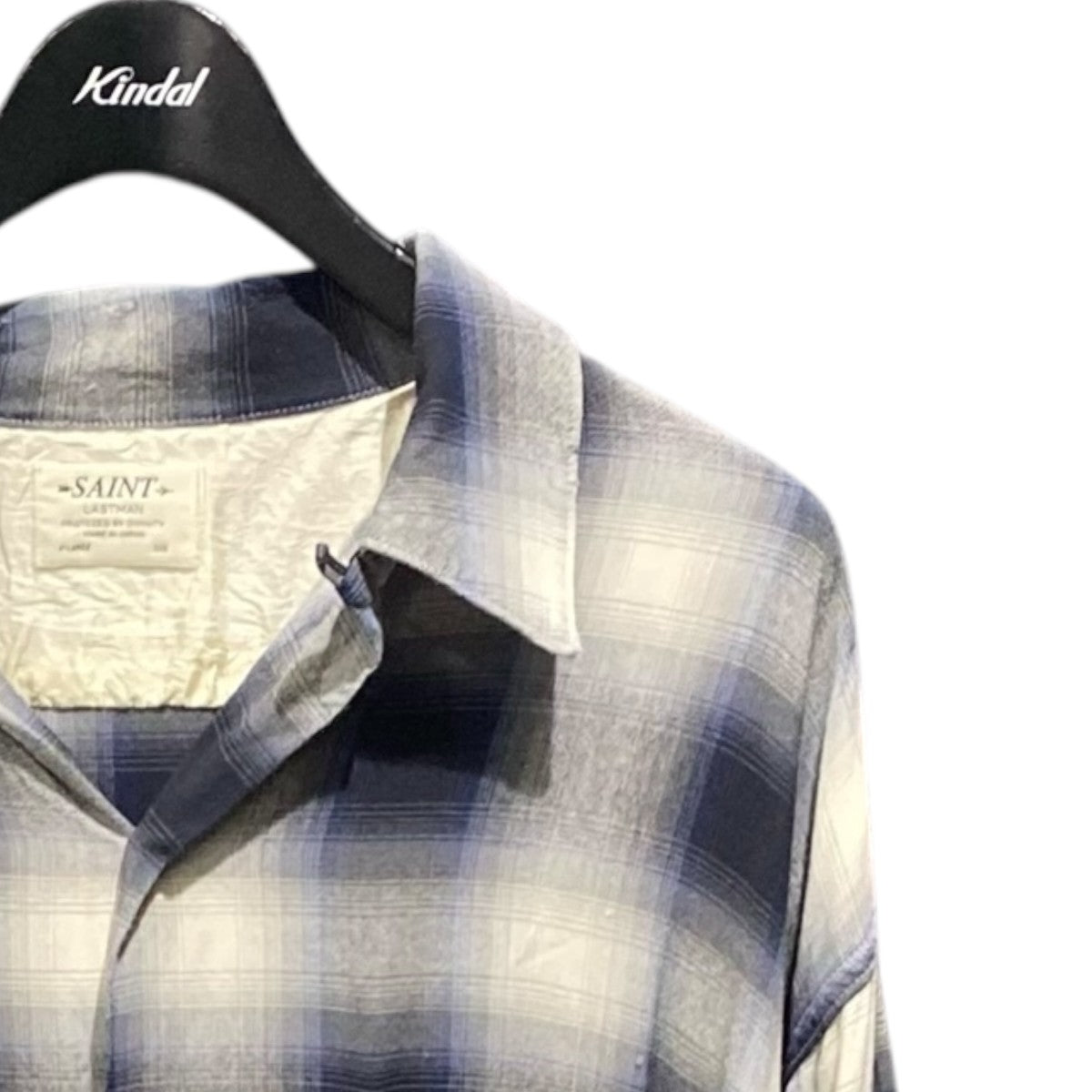 SAINT MICHAEL×LASTMAN LM CHECK SHIRTSM-HR8-0000-C29 SM-HR8-0000
