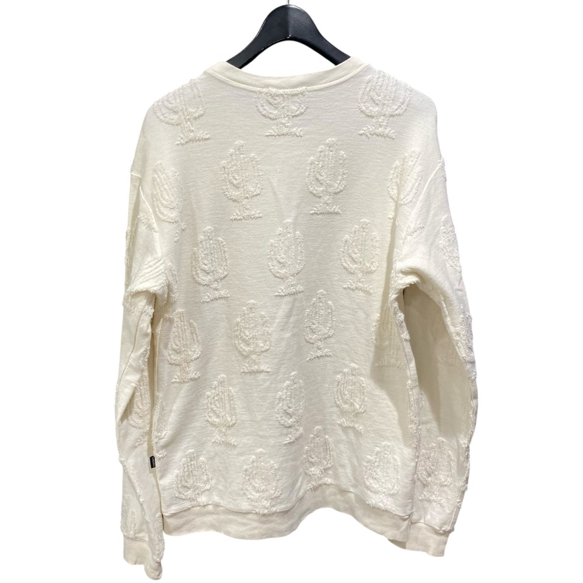 crest パイルサボテン柄クルーネックスウェット 古着・中古-2枚目のアイテム画像