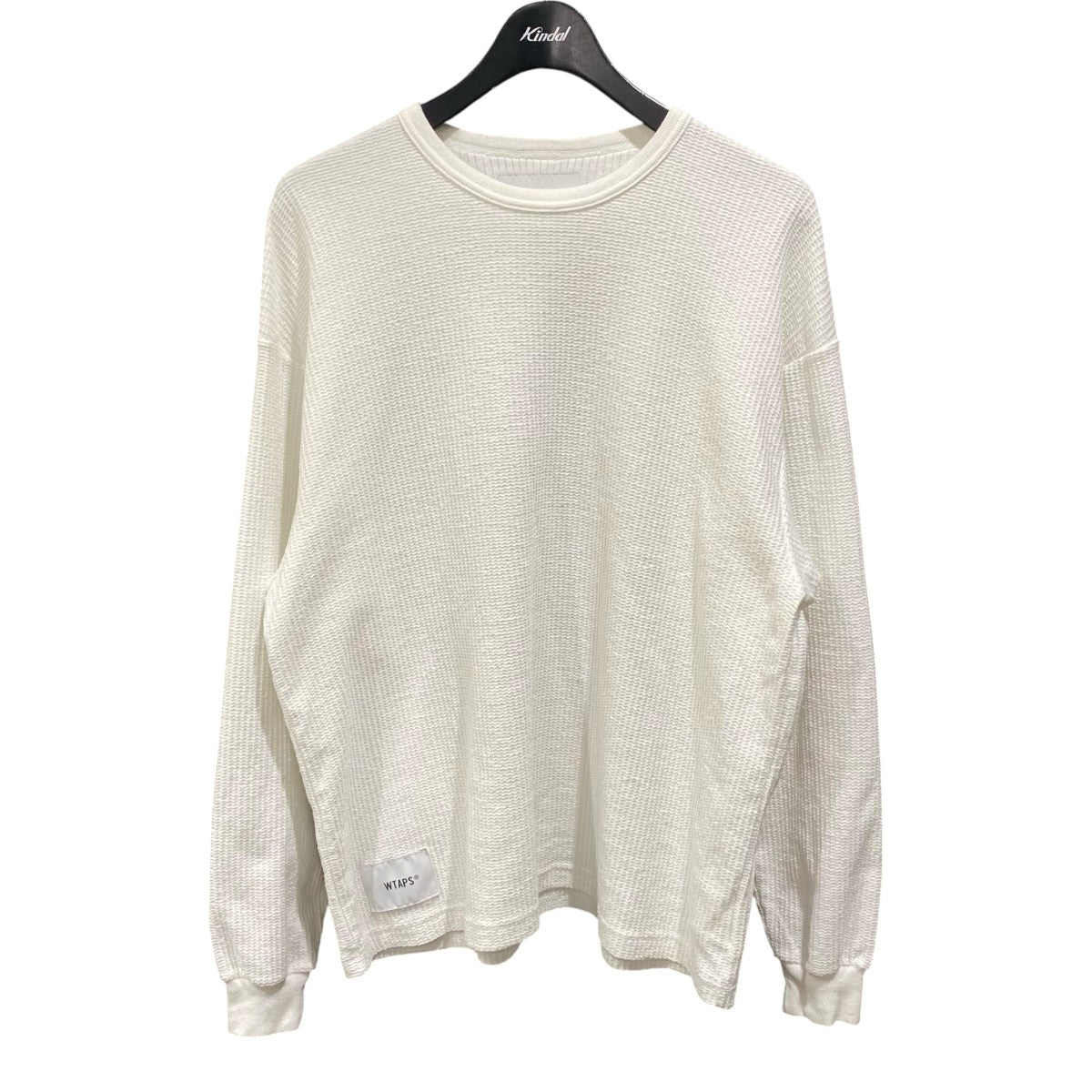 WTAPS 22AW長袖Tシャツ222ATDT-CSM27 WAFFLE/LS 古着・中古-1枚目のアイテム画像
