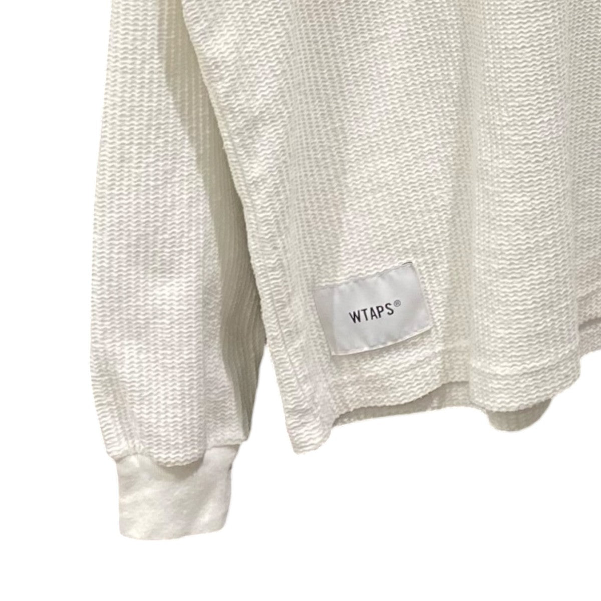 WTAPS 22AW長袖Tシャツ222ATDT-CSM27 WAFFLE/LS 古着・中古-4枚目のアイテム画像
