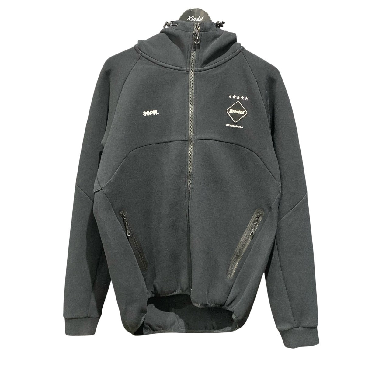 F．C．R．B． ジップパーカーFCRB-232037 VENTILATION HOODIE 古着・中古-1枚目のアイテム画像