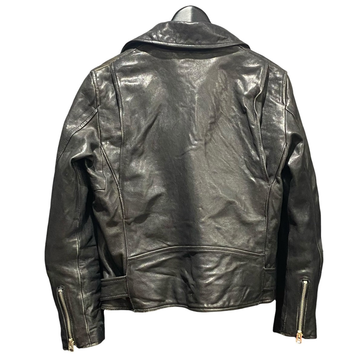 shrink leather riders jacketレザージャケット1000402401