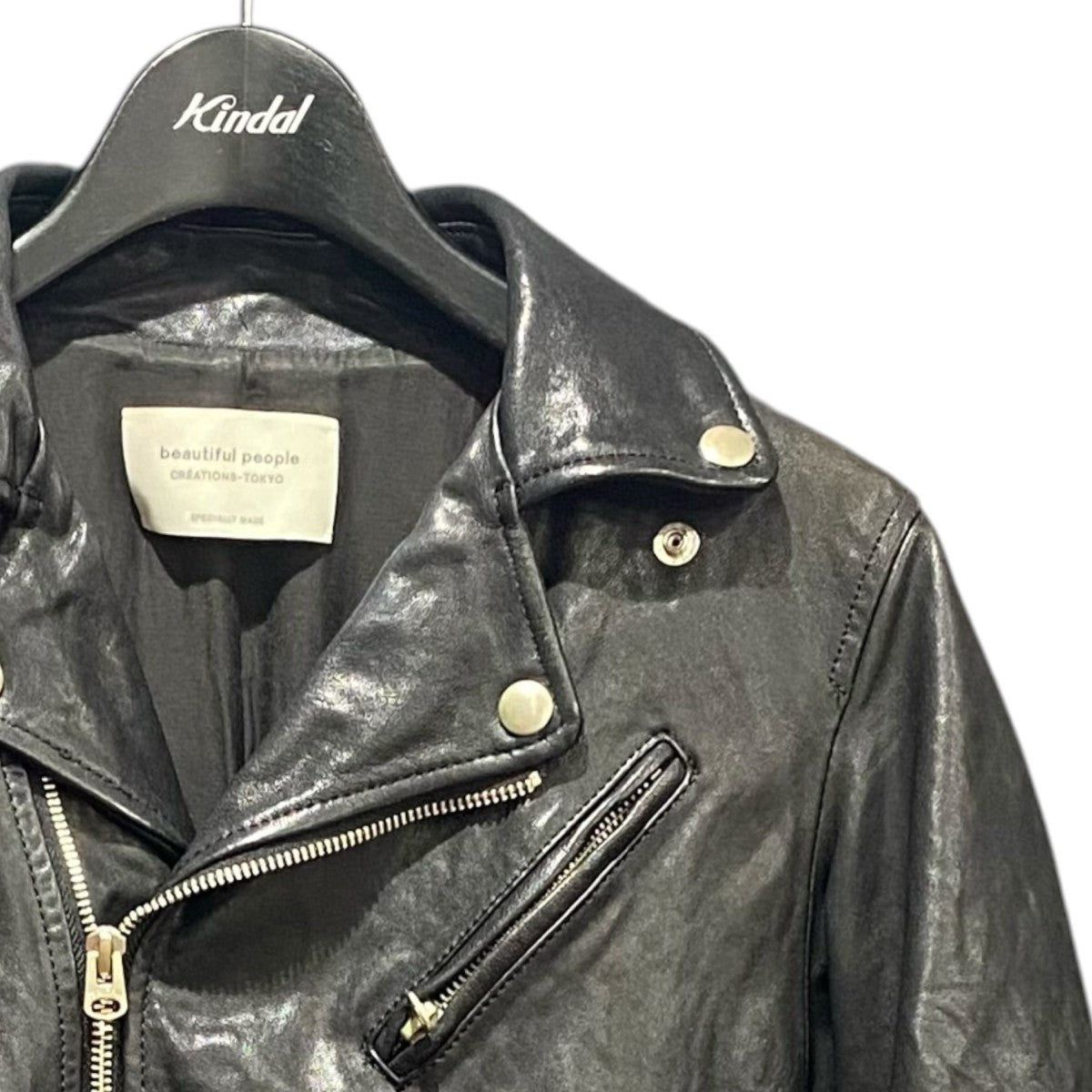 shrink leather riders jacketレザージャケット1000402401